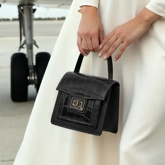 Genuine Crocodile Leather HandBag For Women